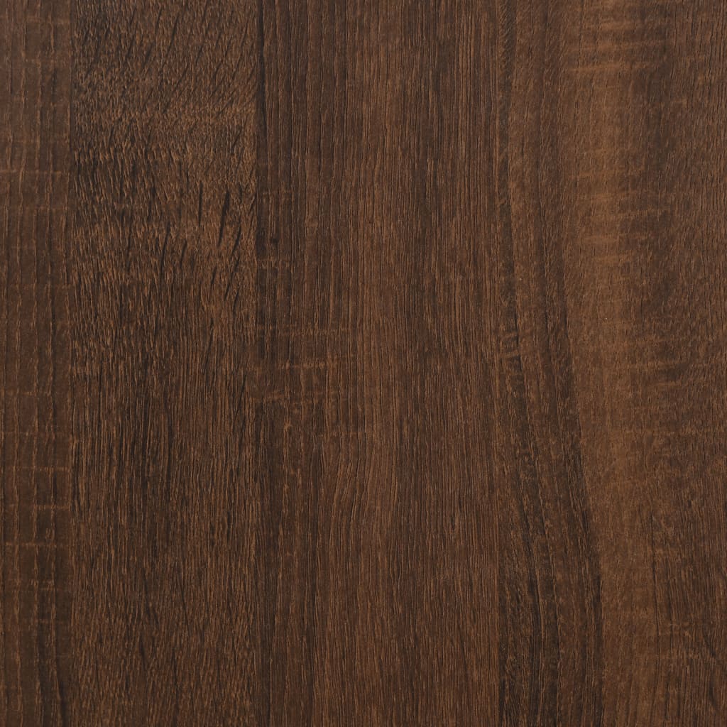 vidaXL Table d'appoint Chêne marron 50x46x50 cm Bois d'ingénierie