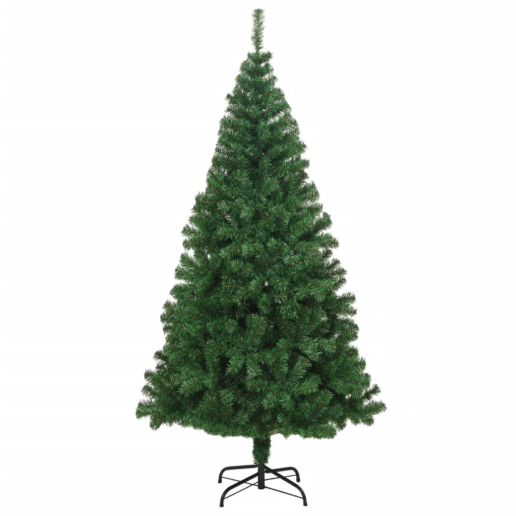 vidaXL Arbre de Noël artificiel avec branches épaisses Vert 210 cm PVC