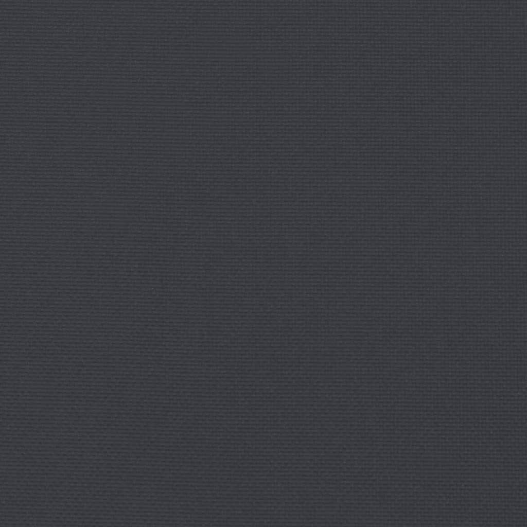 vidaXL Coussin de banc de jardin noir 200x50x3 cm tissu oxford