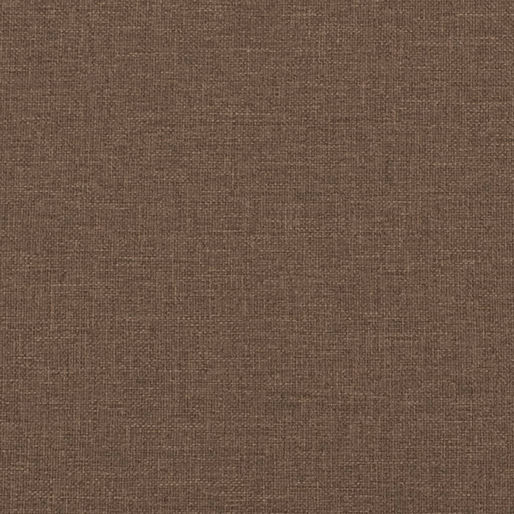 vidaXL Coussins décoratifs lot de 2 Marron Ø15x50 cm Tissu