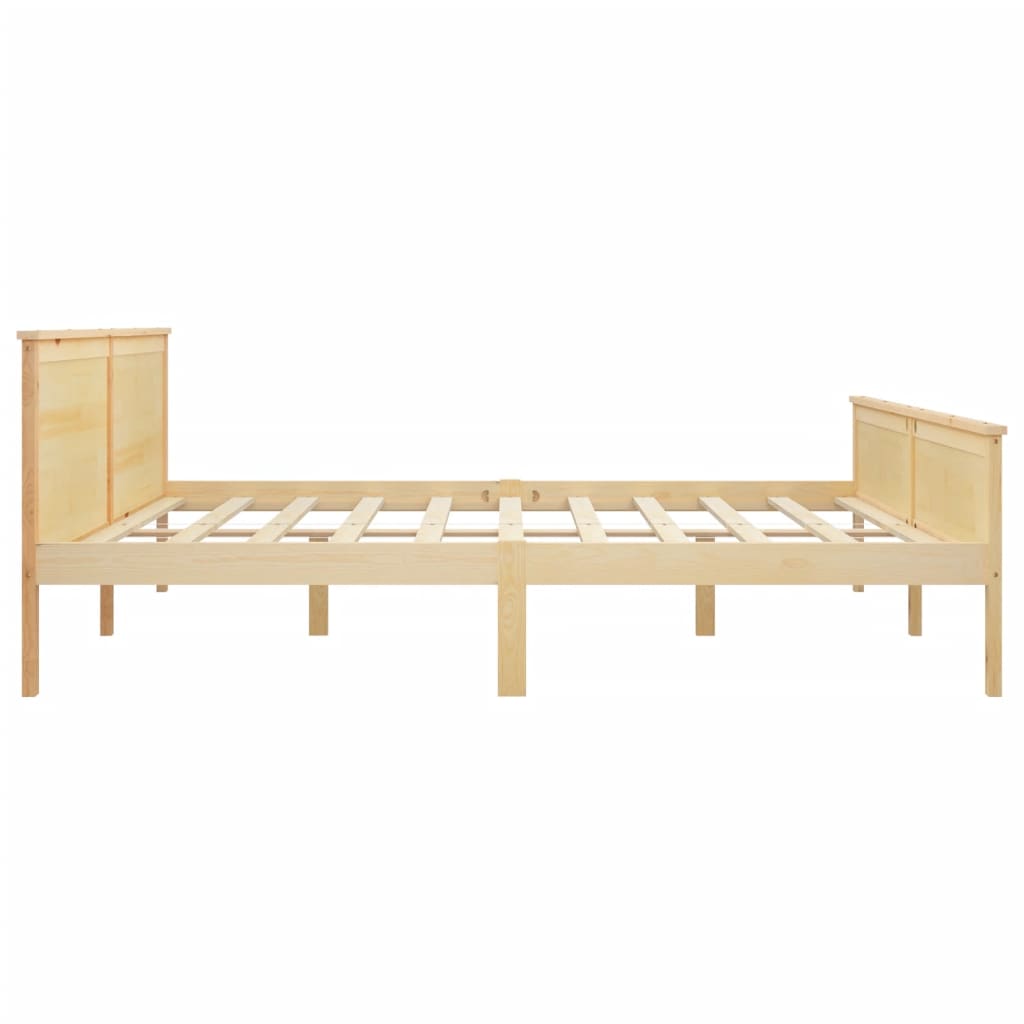 vidaXL Cadre de lit sans matelas bois massif de pin 200x200 cm