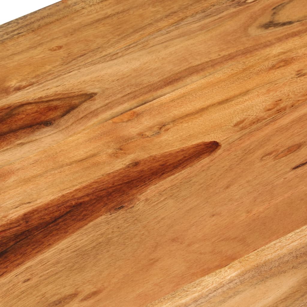 vidaXL Table basse 84x49x40 cm bois d'acacia massif