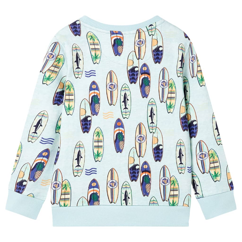 Sweatshirt pour enfants mélange bleu pâle 116