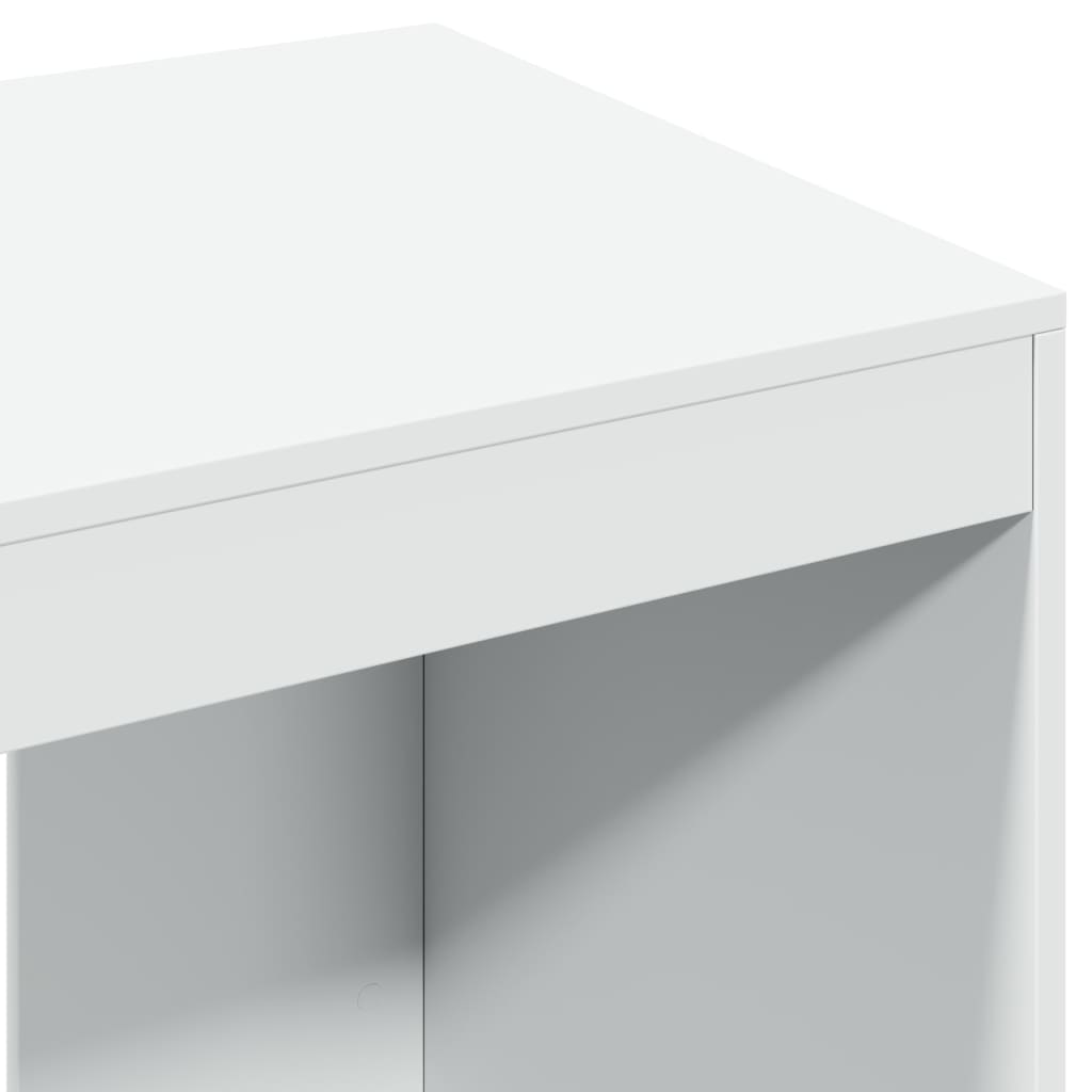 vidaXL Bureau blanc 103,5x56,5x94 cm bois d'ingénierie