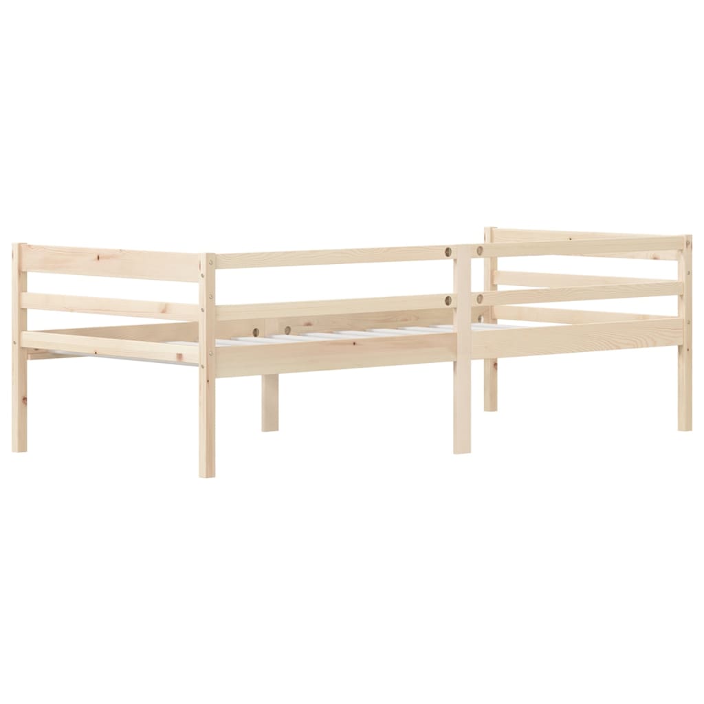 vidaXL Cadre de lit sans matelas bois de pin massif 90x200 cm