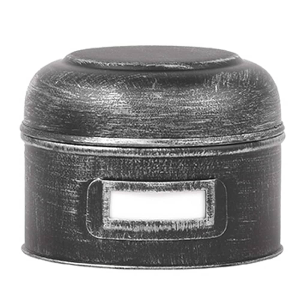 LABEL51 Boîte de rangement 13x13x10 cm S Noir antique