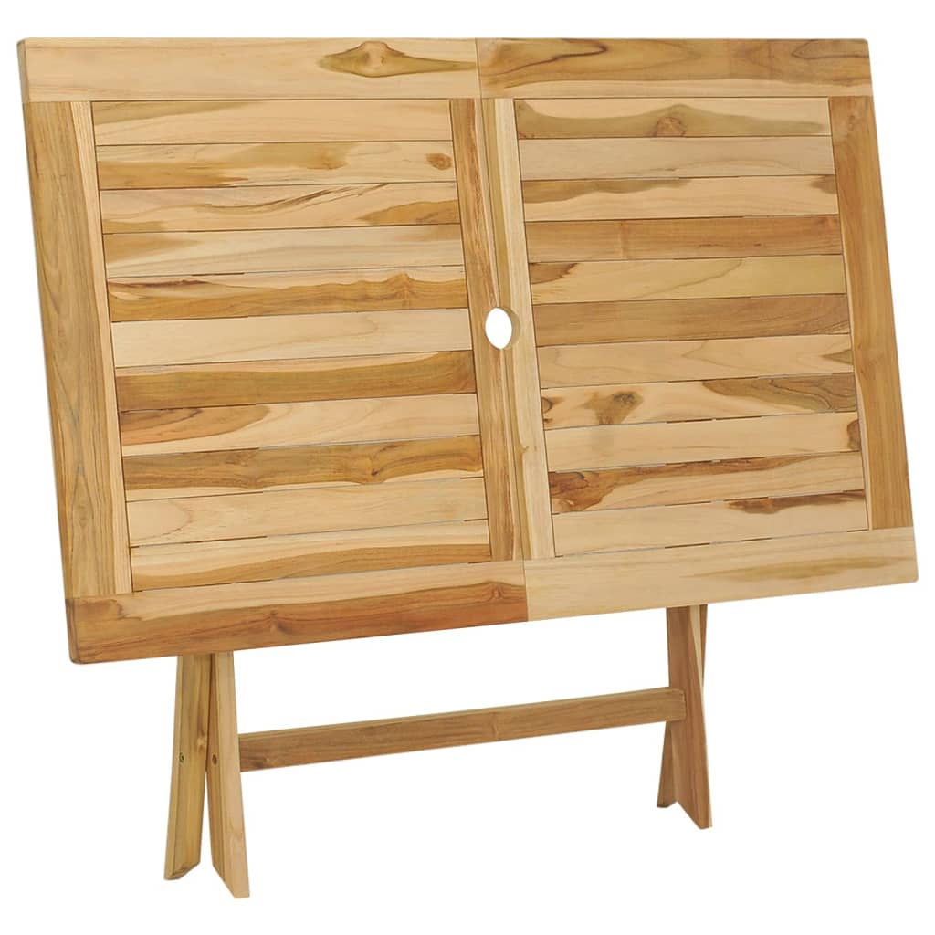 vidaXL Mobilier à dîner d'extérieur 5 pcs Bois de teck massif