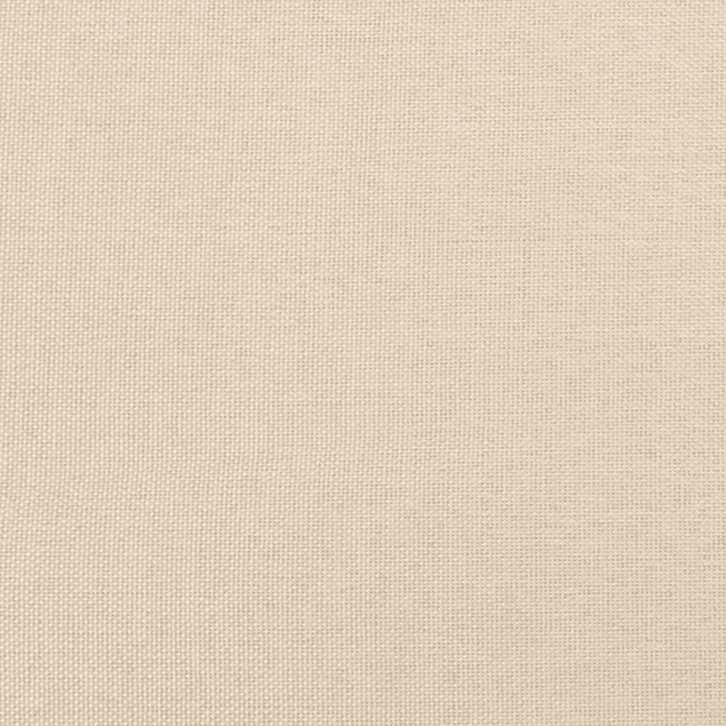 vidaXL Sommier tapissier avec matelas et LED Crème 90x190 cm Tissu