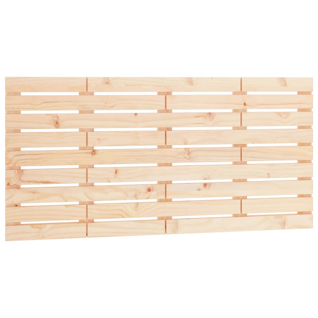 vidaXL Tête de lit murale 126x3x63 cm Bois massif de pin