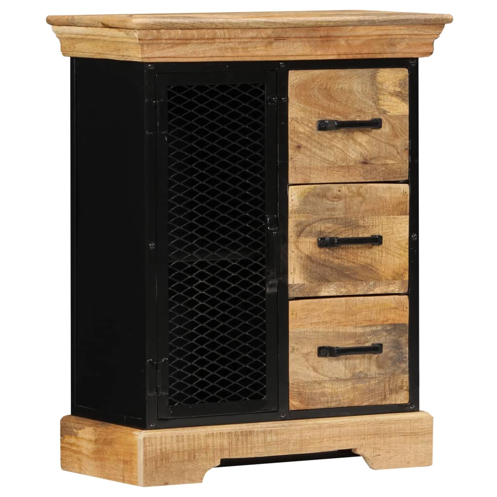 vidaXL Buffet 60x30x75 cm Bois de manguier massif