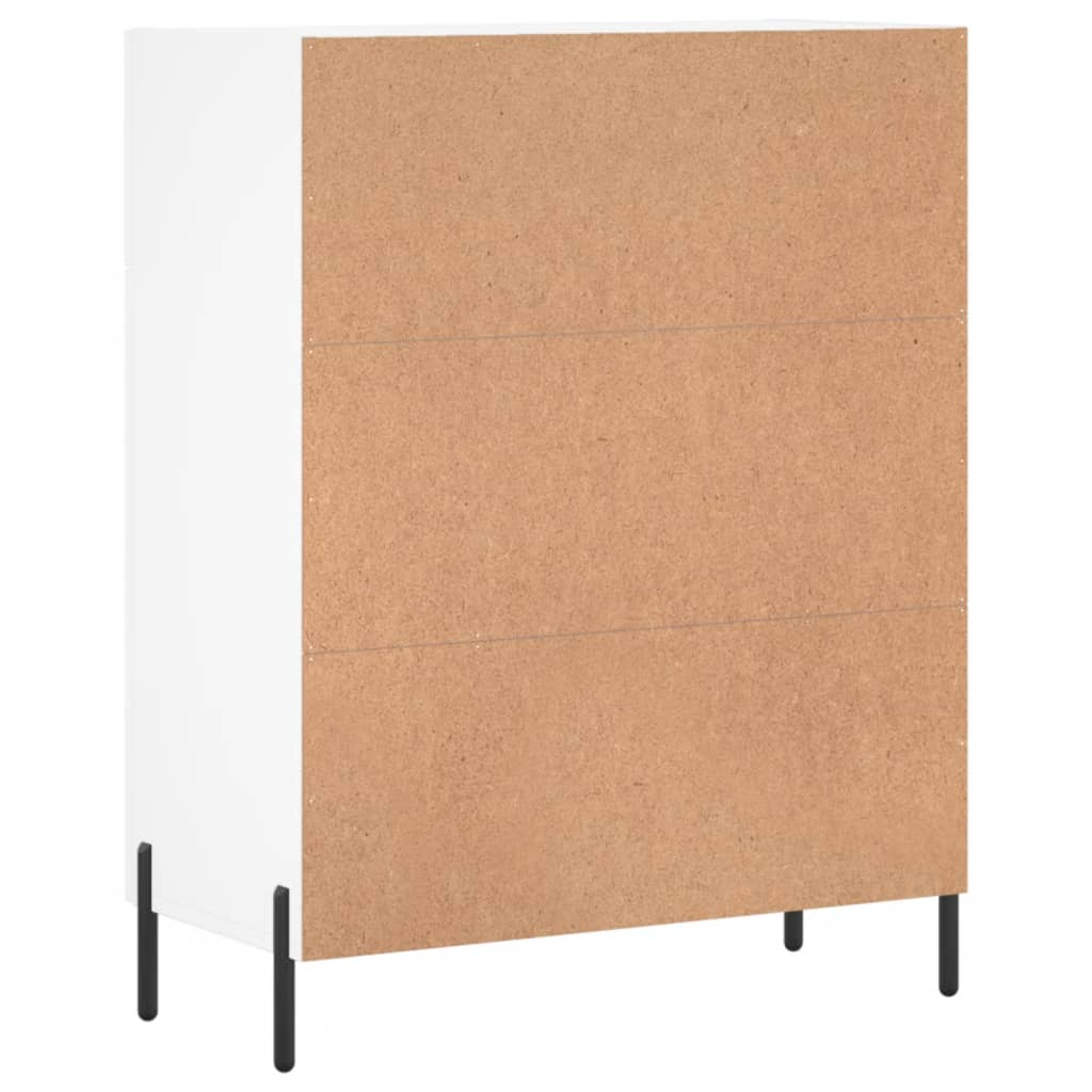 vidaXL Buffet blanc 69,5x34x90 cm bois d'ingénierie