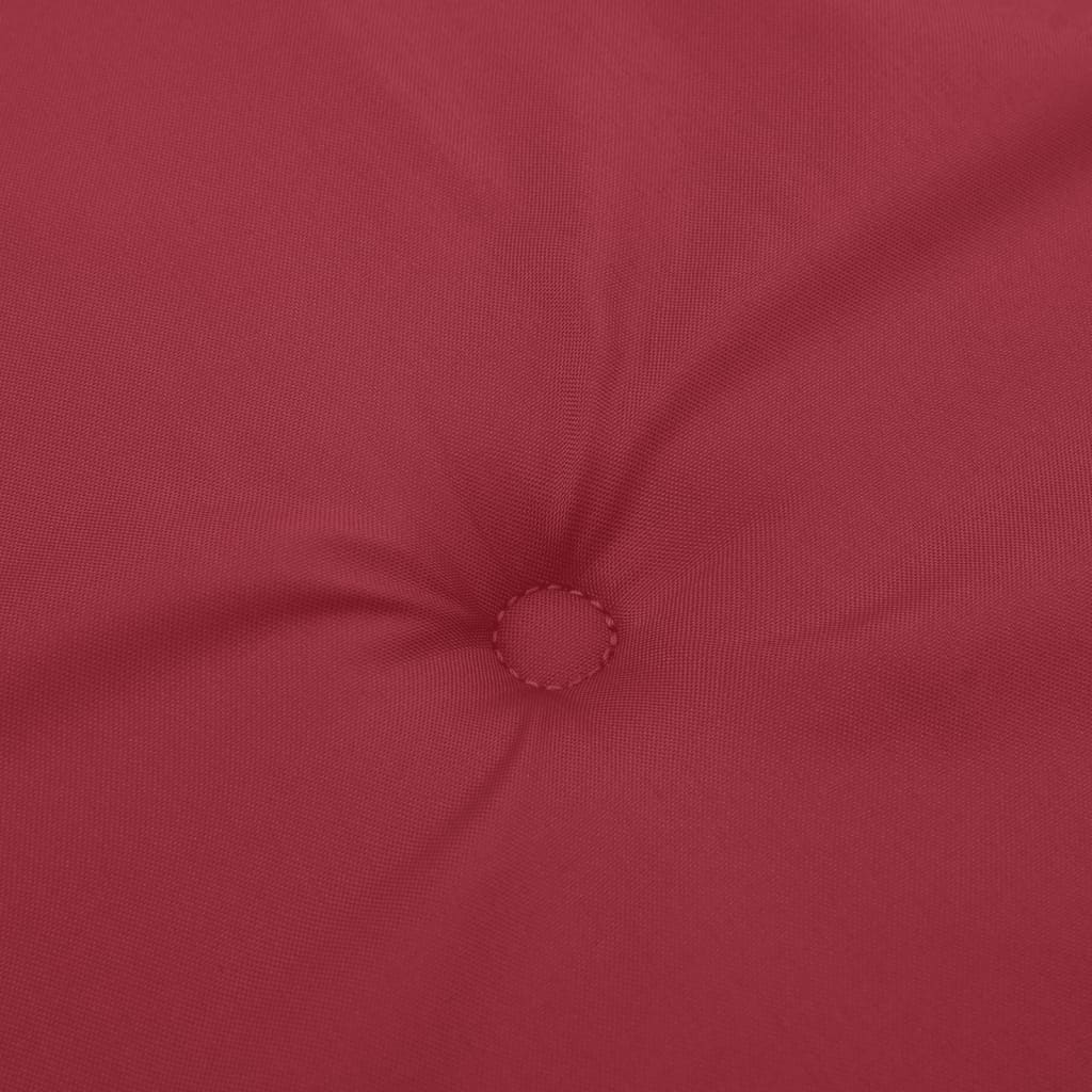 vidaXL Coussin de chaise de terrasse rouge bordeaux (75+105)x50x3 cm