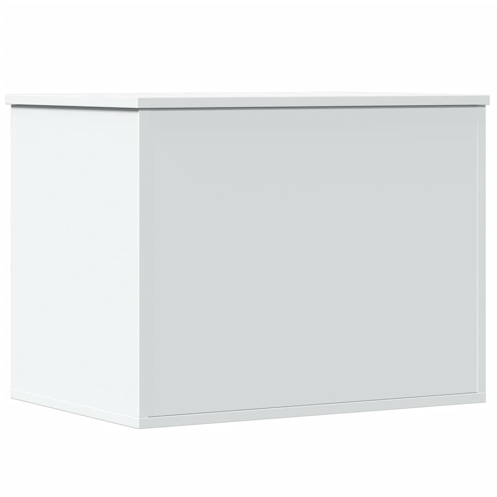vidaXL Boîte de rangement blanc 60x42x46 cm bois d'ingénierie