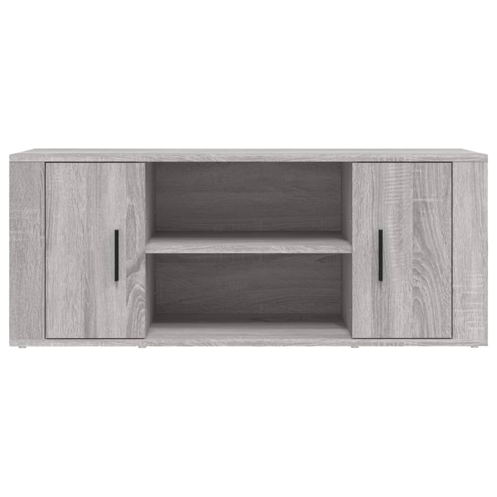 vidaXL Meuble TV Sonoma gris 100x35x40 cm Bois d'ingénierie