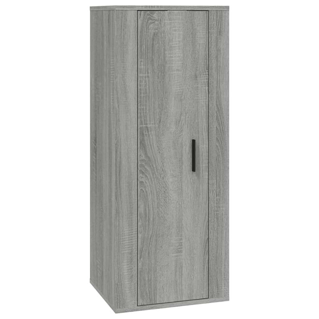 vidaXL Ensemble de meubles TV 4 pcs Sonoma gris Bois d'ingénierie