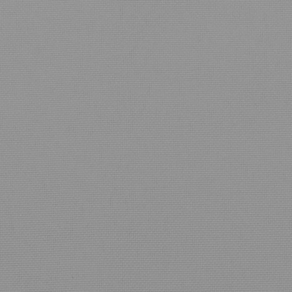 vidaXL Coussin de chaise de terrasse gris (75+105)x50x3 cm