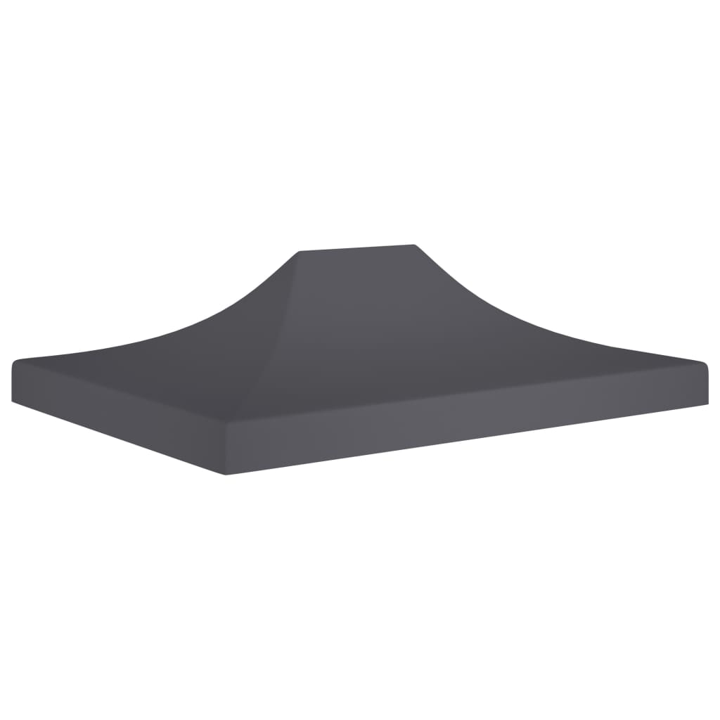 vidaXL Toit de tente de réception 4x3 m Anthracite 270 g/m²