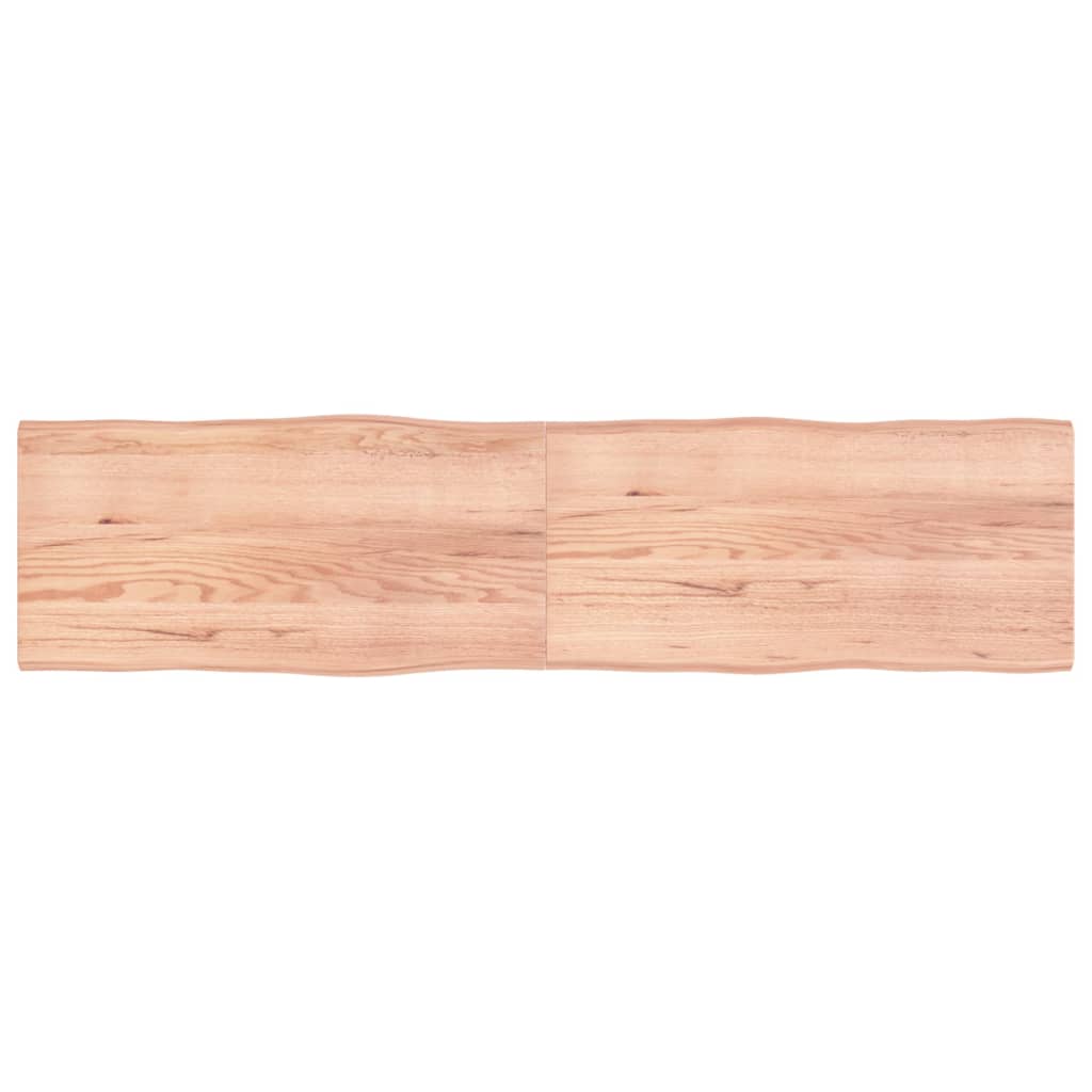 vidaXL Dessus de table bois massif traité bordure assortie