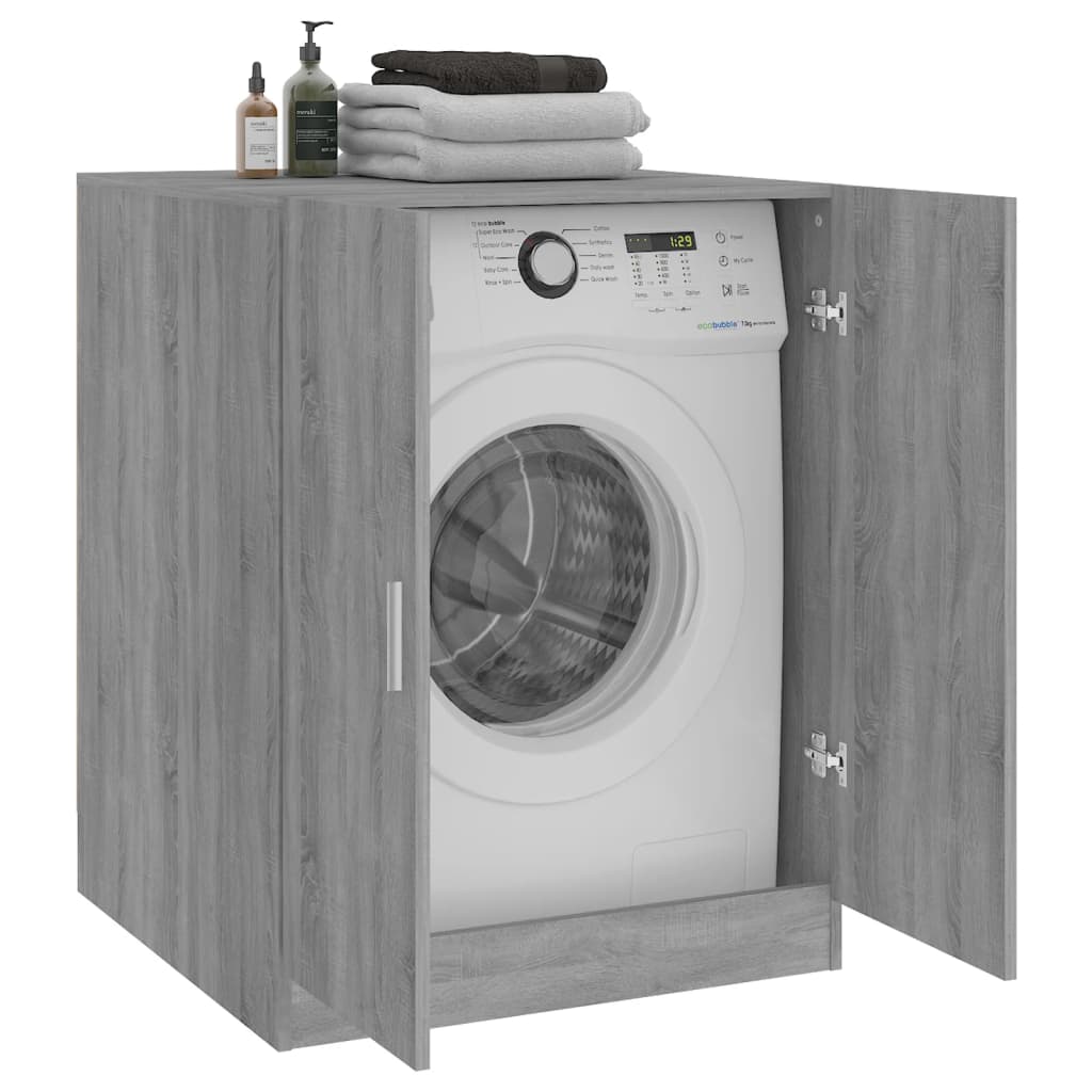 vidaXL Meuble pour machine à laver Sonoma gris 71x71,5x91,5 cm