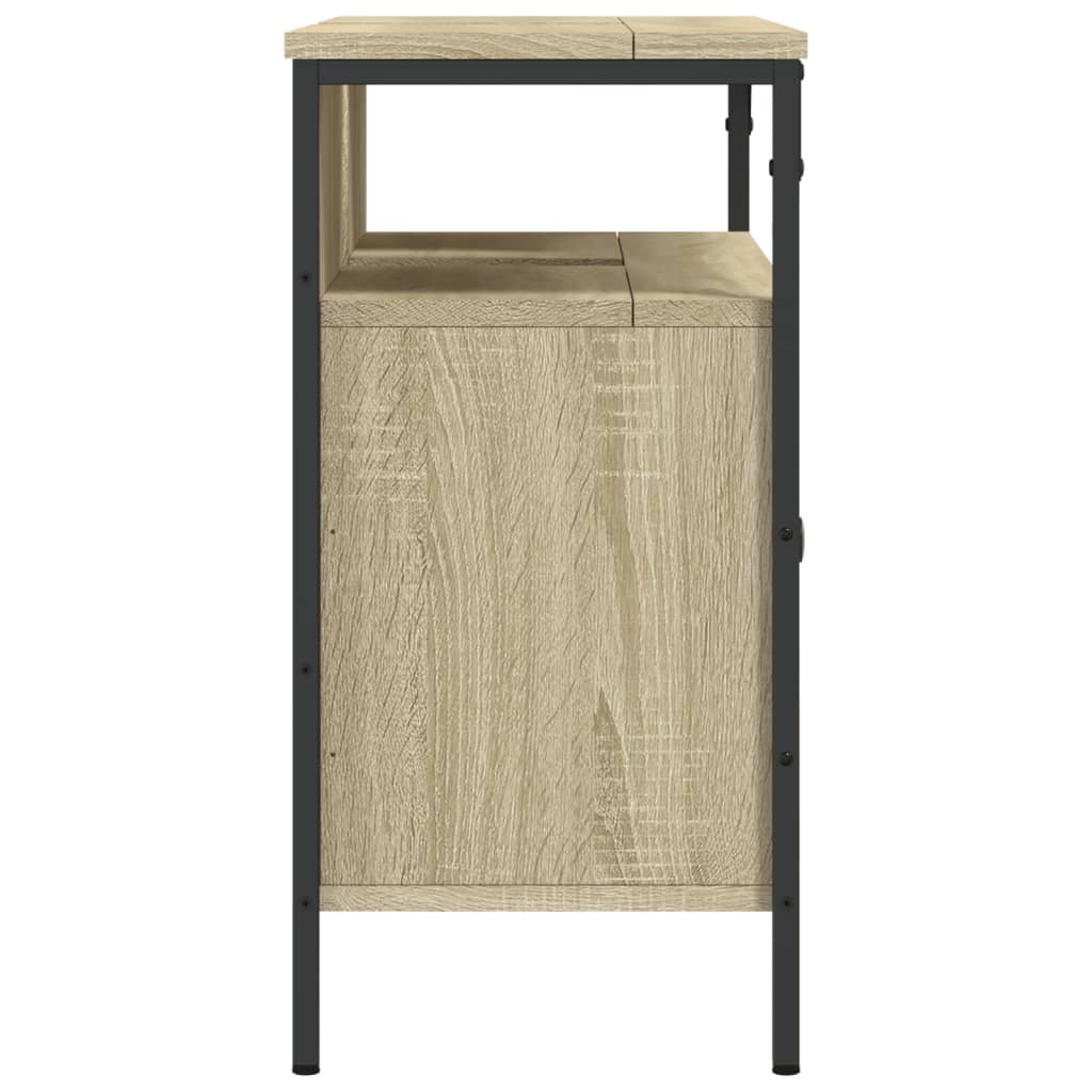 vidaXL Armoire lavabo de salle de bain chêne sonoma 80x30x60 cm