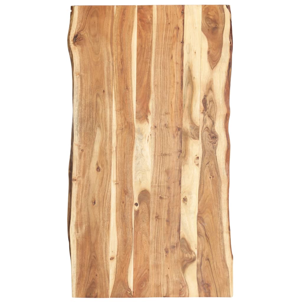vidaXL Dessus de table Bois d'acacia massif 118x(50-60)x3,8 cm
