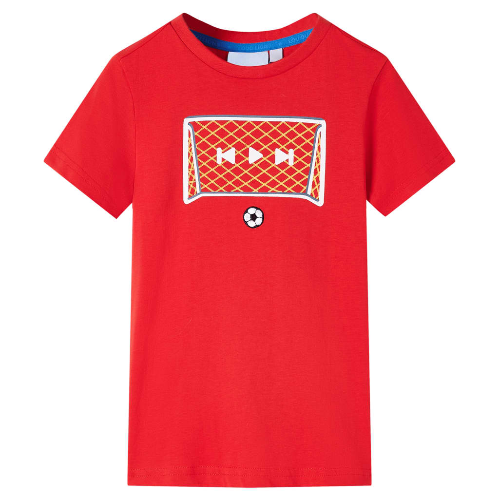 T-shirt pour enfants rouge 116