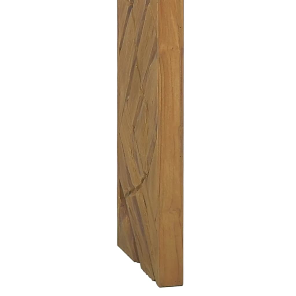 vidaXL Table console 110x35x75 cm bois de teck solide