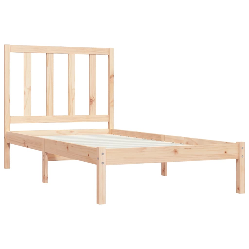 vidaXL Cadre de lit sans matelas bois massif de pin 100x200 cm