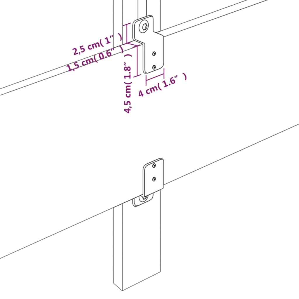 vidaXL Têtes de lit 2 pcs Noir 90x5x78/88 cm Similicuir