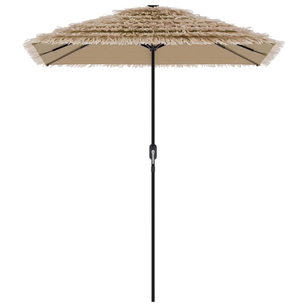 vidaXL Parasol de jardin avec mât en acier marron 300x200x250 cm