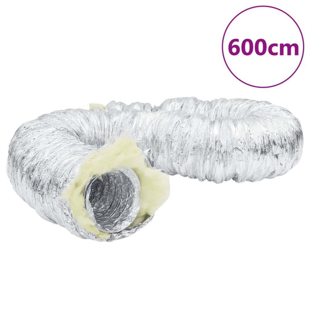 vidaXL Conduit de ventilation isolé aluminium 6 m Ø10 cm