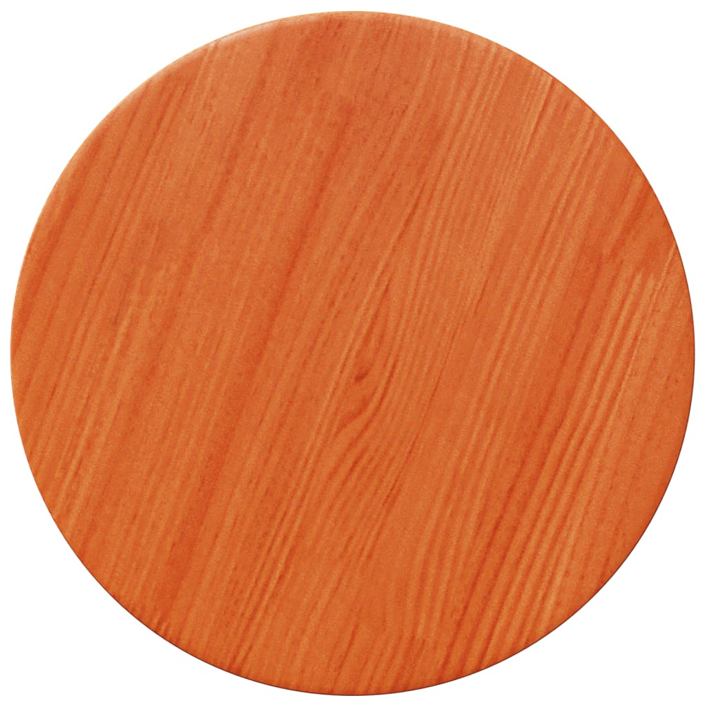 vidaXL Dessus de table rond cire marron Ø30x2,5 cm bois de pin massif