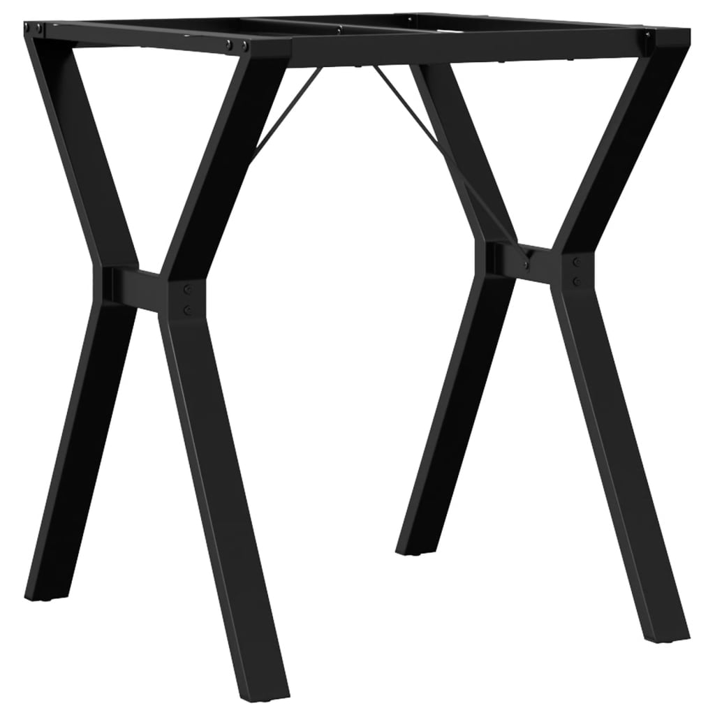 vidaXL Pieds de table à manger cadre en Y 60x60x73 cm fonte