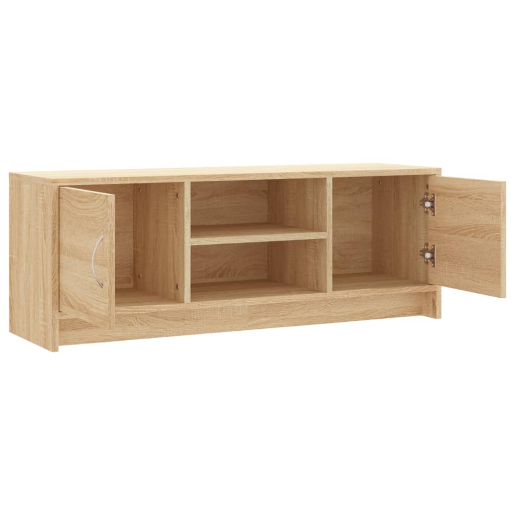 vidaXL Meuble TV chêne sonoma 102x30x37,5 cm bois d'ingénierie