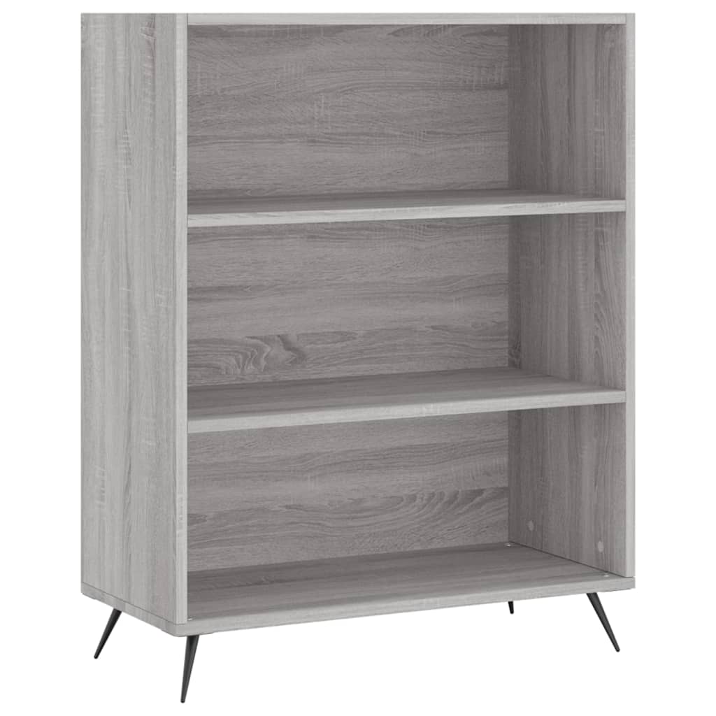 vidaXL Buffet haut Sonoma gris 69,5x34x180 cm Bois d'ingénierie