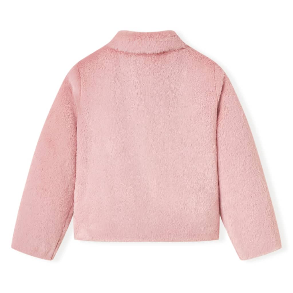 Manteau pour enfants rose 140