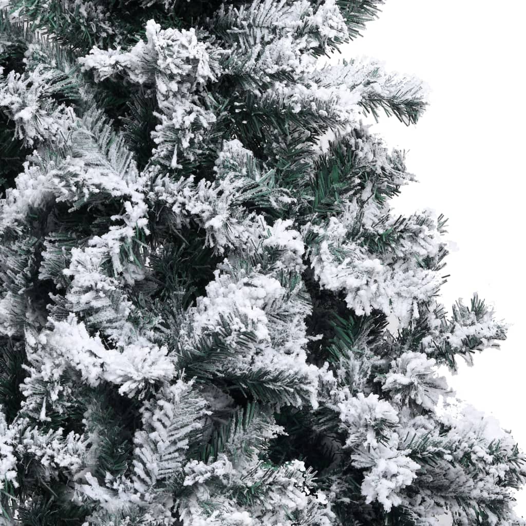 vidaXL Arbre de Noël artificiel pré-éclairé et boules vert 210 cm PVC
