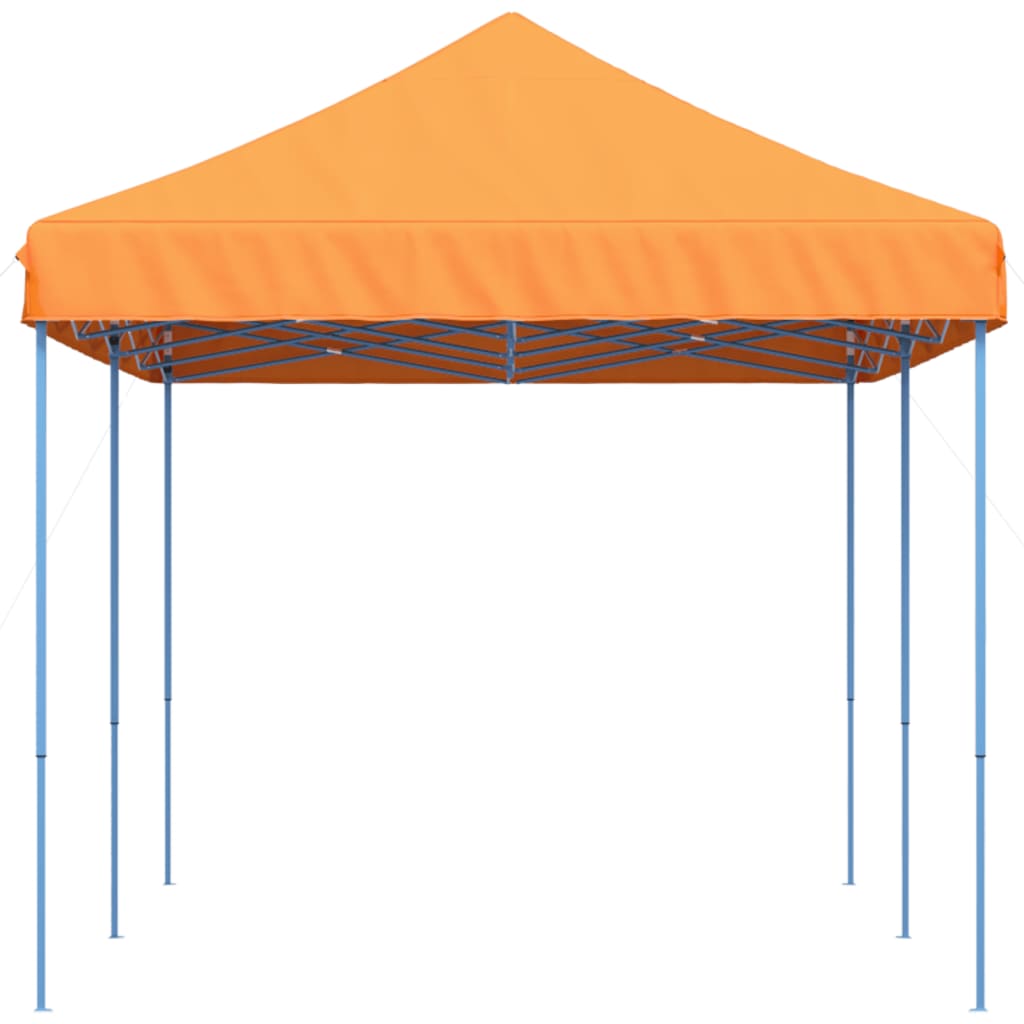 vidaXL Tente de réception pliable escamotable orange 580x292x315 cm