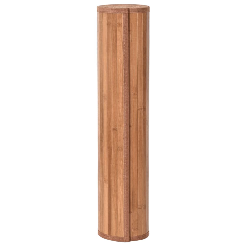 vidaXL Tapis rectangulaire naturel 80x300 cm bambou