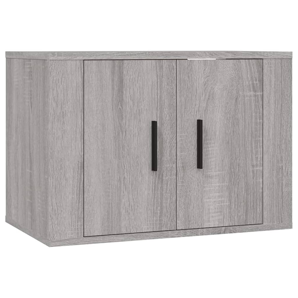 vidaXL Ensemble de meubles TV 4 pcs Sonoma gris Bois d'ingénierie