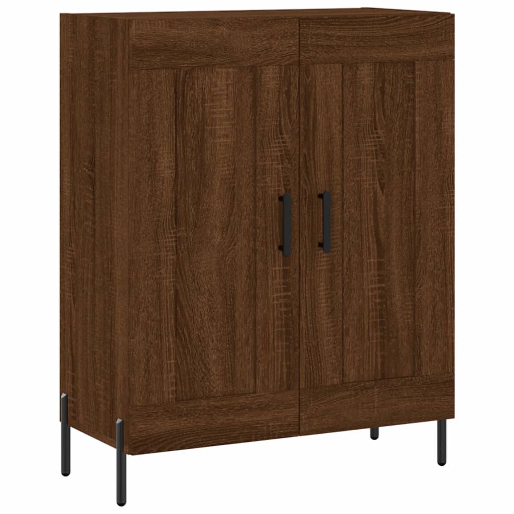 vidaXL Buffet chêne marron 69,5x34x90 cm bois d'ingénierie