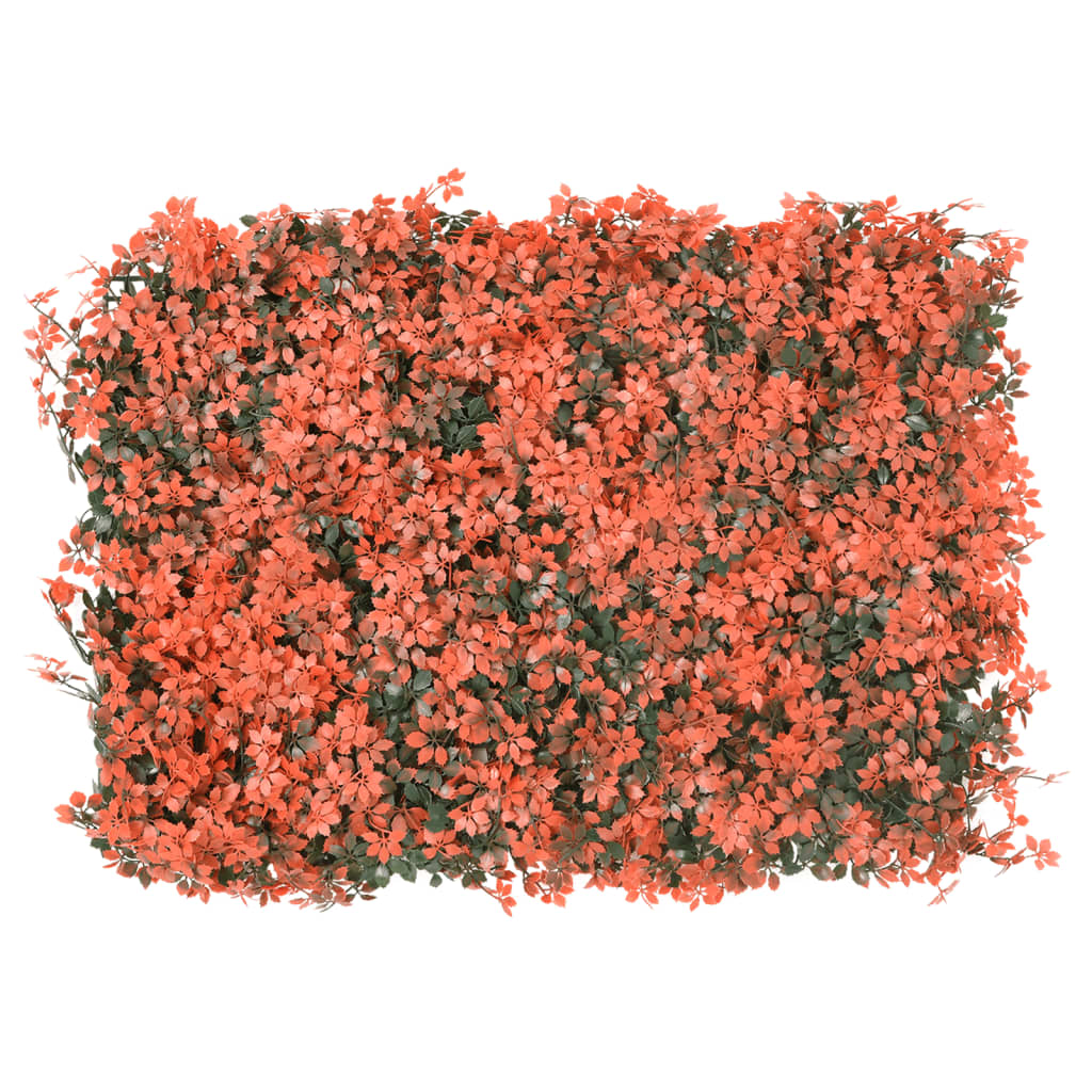  vidaXL Clôture feuilles d’érable artificielle 24 pcs 40x60 cm