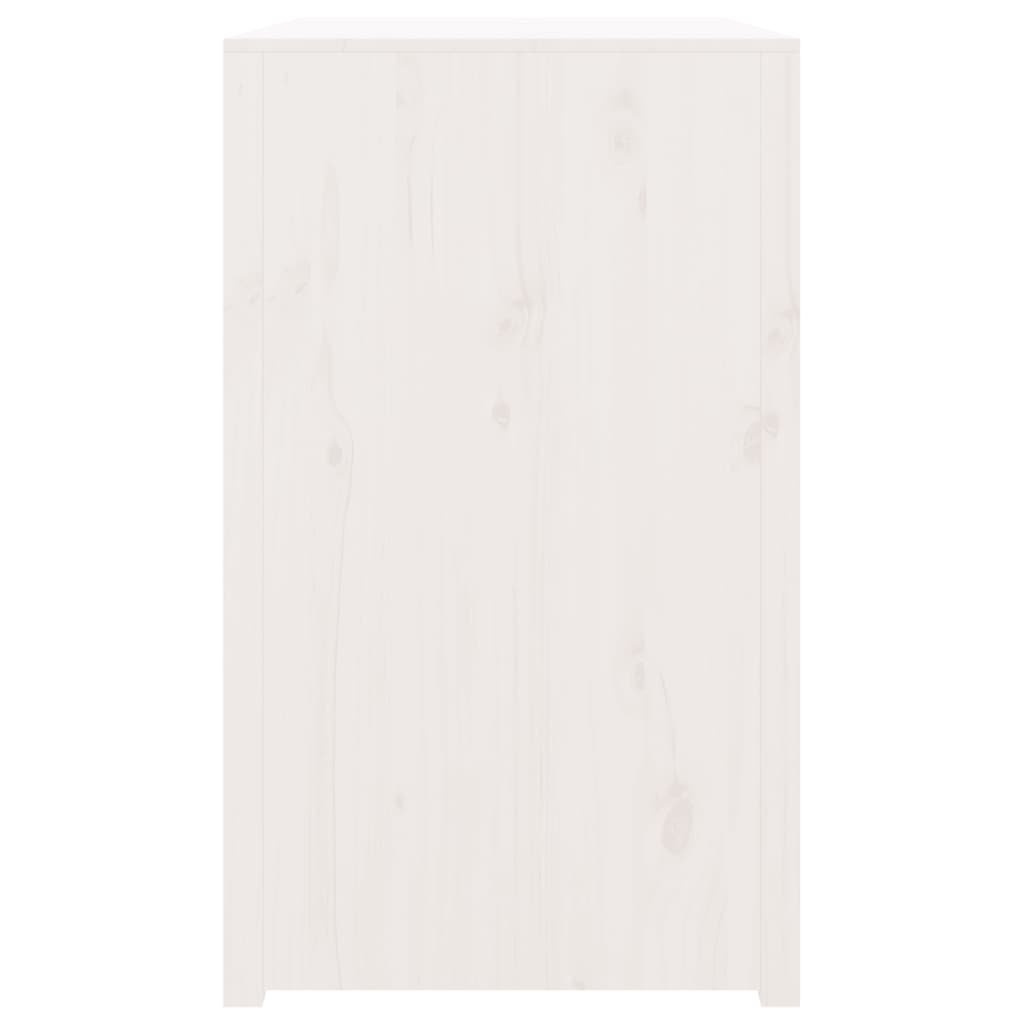 vidaXL Armoire de cuisine d'extérieur blanc bois de pin massif