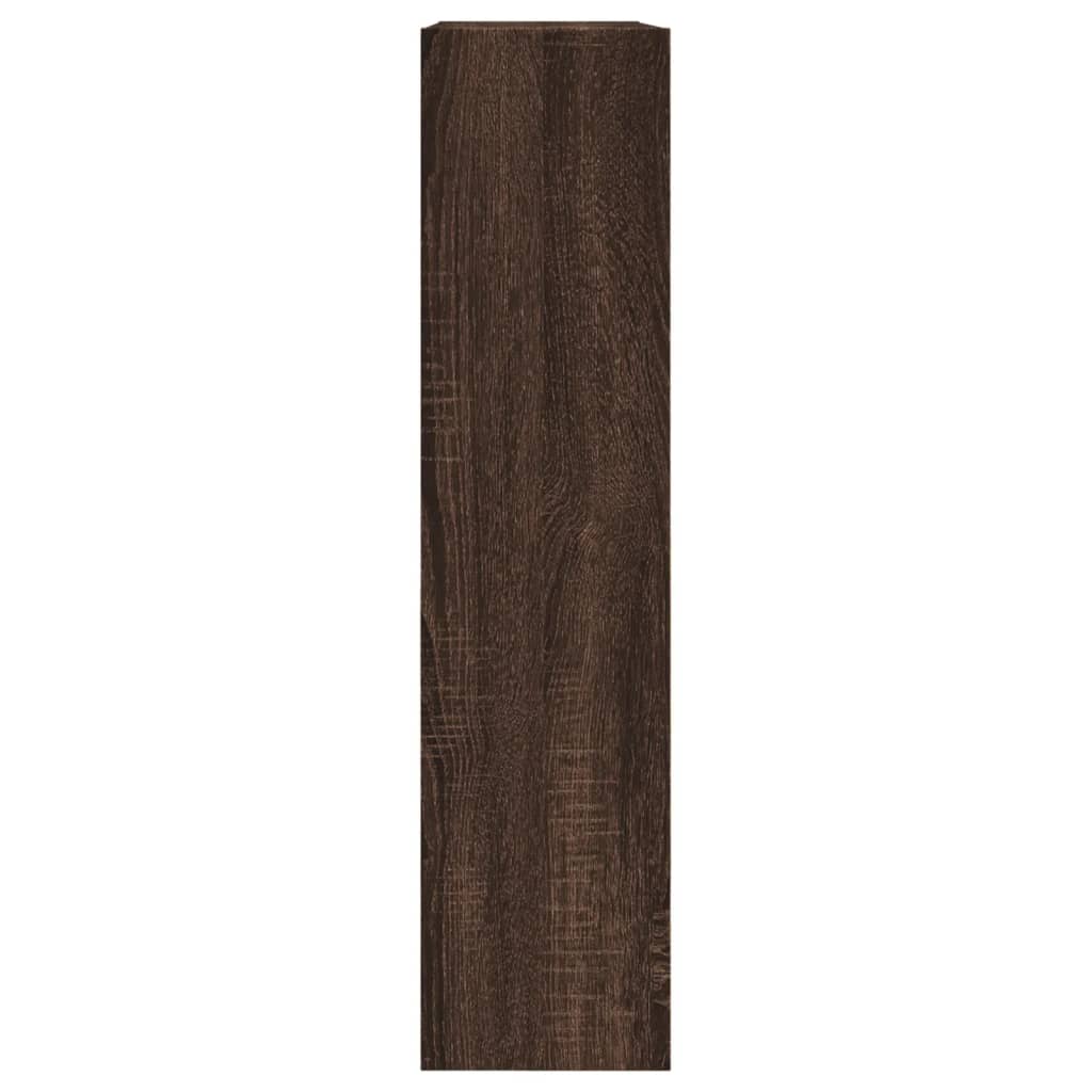 vidaXL Armoire à chaussures chêne marron 80x21x87,5 cm bois ingénierie