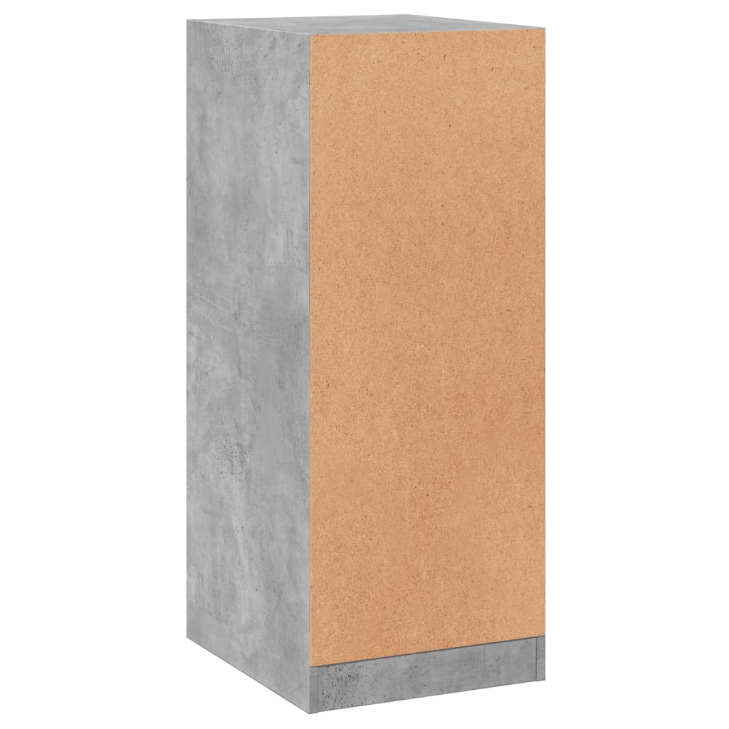 vidaXL Garde-robe gris béton 48x41x102 cm bois d'ingénierie