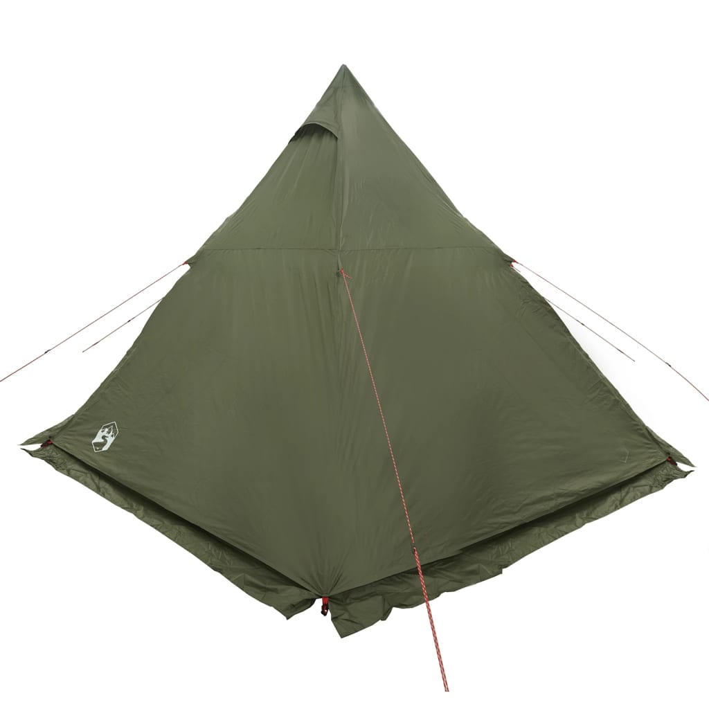 vidaXL Tente familiale tipi 6 personnes vert olive imperméable