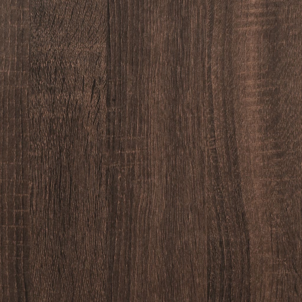 vidaXL Armoire d'angle Chêne marron 33x33x164,5 cm Bois d'ingénierie