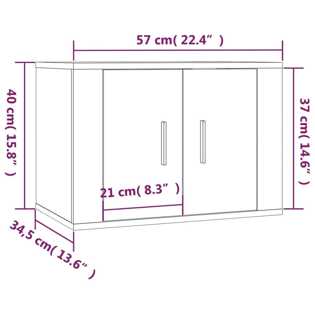 vidaXL Ensemble de meubles TV 5 pcs Chêne marron Bois d'ingénierie