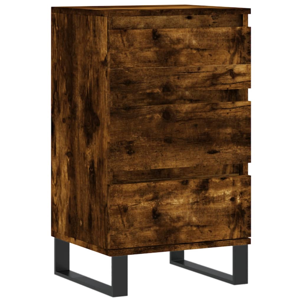 vidaXL Buffet chêne fumé 40x35x70 cm bois d'ingénierie