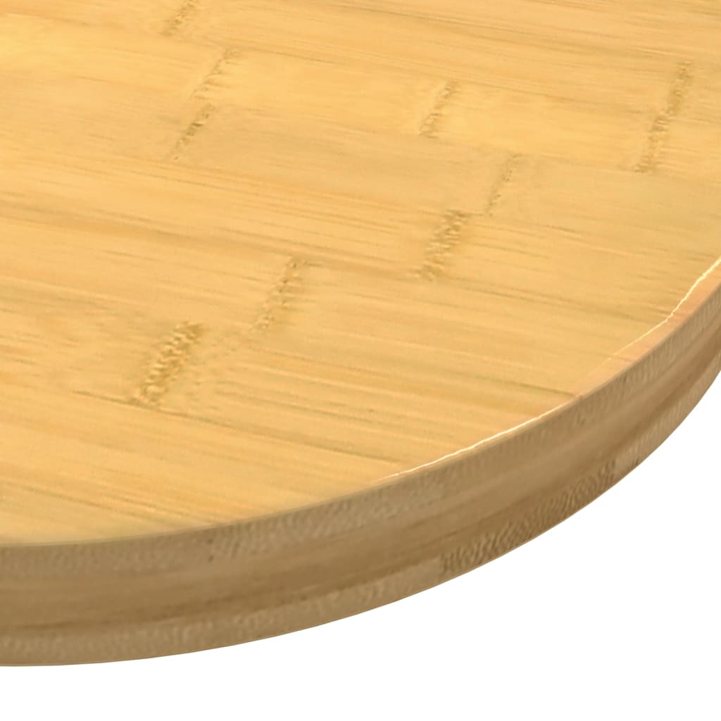 vidaXL Dessus de table Ø90x4 cm bambou